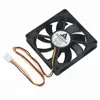 Fans kylningar gdstime 2 bitar 12v 80mm 15mm 3pin 8cm CPU Motor Cooler DC Borstless Cooling Fan X 8015FANS