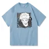 T-shirts pour hommes T-shirt pour hommes d'été Anime Jujutsu Kaisen Gojo Satoru Imprimé Kawaii T-shirt à manches courtes pour hommes T-shirt décontracté des années 90 T-shirts pour hommes