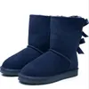 2022 Boże Narodzenie Promocja Buty damskie Bailey Bow Boots Nowe buty śniegu dla kobiet Casual Ciepła zima