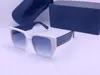 occhiali da sole firmati di lusso per uomo e donna stile cool moda calda classico piatto spesso nero bianco montatura quadrata occhiali uomo occhiali 2610 con scatola originale
