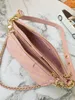 Summer Stardust Pochette Speedy Bandouliere 20 Pillow Bag Glimmering Crossbody M46093 präglade äkta läder multi axelväska handväska designer plånbok v