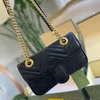 Vintage Love Chain Flip Bag 2021 Lambskin Luxury G Large Capacity 27cm Fashion Women's Single Product Street Outdoor Sacoche Backpack