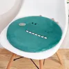 Lovely Cartoon Animal Chair Cushion Cute Round Crystal Velvet Tatami Kuddar Avtagbar och Tvättbar Memory Foam Chace Pillow 220402