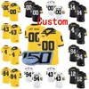 Nik1 IOWA Hawkeyes Football Jersey NCAA College Mekhi Sargent Tyler Goodson Nico Ragaini Epenesa Hockenson Jackson Spencer Petras Sam LaPorta