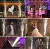 Máquina de iluminação de iluminação de estágio de 600W da França Máquina de faísca de faísca frio Spraying Machine DMX e controle remoto para a festa de casamento em pó com estojo de vôo