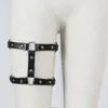 Riemen Harajuku punk been harnas kousenband voor vrouwen gotische dames dijbondage o ring riem sexy lederen accessoiresbelt
