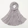 Heavy Chiffon Hijabs Scarf Shawls Women Muslim Headscarf Wraps Islamic Headband Bandana High Quality Stitching Foulard