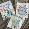 Made Human Little Fresh Dolphin Polar Bear Ice Cream Kurzarm-T-Shirt im T-Shirt-Stil für Herren und Damen für den Sommer