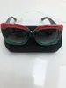 54 mm surdimensionné carré noirs lunettes de soleil Nouvelles avec étiquettes Box Couleur mélangée Graquée Gradient surdimensionné surdimension