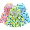 Mignon dinosaure automne garçons Cape printemps enfants manteau garçon sweat actif enfants coupe-vent bébé vêtements J220718