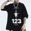 High Quality Tee Tops Short Sleeve Street Loose Large Mens Womens Casual T-shirt Top