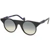 Marca designer mulheres óculos de sol vintage rodada óculos de sol gradient lente cinza sol óculos cor de doces homens óculos moda personalizada tons com caixa
