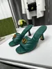 2022 New Style Girls Slippers Designer Sandals Ladies Fashion Classic High Heels 35-42 us4-11