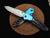 Butterfly BM945-221 Coltello chiudibile tascabile Lama di Damasco Manico in fibra di carbonio di alluminio Caccia tattica Coltelli strumento di sopravvivenza EDC a4046