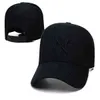 2022 Modna NY Snapback Baseball Caps Wiele kolorów szczytowa czapka Nowa regulowana kość snapback