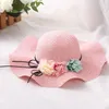 Fashion Parent Child Straw Sun Hat Summer Baby Girl Flower Lovely Children Hats for Girls and Women Outdoor Beach Caps 220630