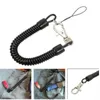 Porte-clés Portable Max Stretch Lanyards Plastique Ressort d'attache rétractable Corde élastique enroulée Anti-Perdu Porte-clés Accessoires de pêche Miri22