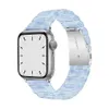 Luxury Three Bead Transparenta Armband Rems For Apple Watch Band 42mm 41mm 44mm 45mm 40mm 38mm Watchband IWatch Serise 7 SE 6 5 4 3 Armband Accessories