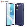 OnePlus 8T 8 9 Pro için Kılıflar OnePlus Nord N10 CE 5G N100 Yumuşak TPU Silikon Arka Kapak Fundas Için Lüks Karbon Fiber Darbeye Kılıf