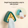 Handdukshållare Sucker Wall Rack Tvättduk Rag Hook Free Punch Storage Handfat Handduk Kök Badrum Verktyg W4