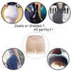 Lanfei Women Butt Lifter Body Shaper Tummy Control Majtki pośladki Open Instan Padded Boyshorts Hip Enhancer Odchudzanie bielizna Y220411