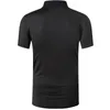 Jeansian Erkek Spor Tee Polo Gömlek Polos Poloshirts Golf Tenis Badminton Kuru Kısa Kol LSL304 Siyah 220623