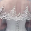 Elegante due strati di velo da sposa applicato in pizzo con pettine Velo da sposa da donna Bianco Avorio Accessori per capelli da sposa ACL0719