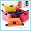 Storage Bags Home Organization Housekee Garden 2021 50Pcs Candy Color Travel Makeup Womens Lady Cosmetic Bag Pouch Clutch Handbag Hanging