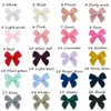 Cute 4" Solid Linen Cotton Bows Hair Clips Baby Hairpins Girls Hair Bow Kid Knotbow Barrette Hair Accessories