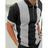 Plus maat M3XL Heren Polo Shirt Hoge kwaliteit Men Plaid Short Sleeve S Jerseys Summer S D220615