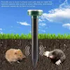 IP Sun Charging Solar Mouse Repeller Vibrazioni Ultrasonic Farm Outdoor Electronic Led Farm Snake Batteria incorporata Yunmai J220531