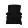 Stol täcker wingback cover protector slipcover stretch kjol stil smutsig resistent redgrayblack259m225l8068949