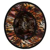 Moda Zewnętrzna Tiger Stripe Patchwork Cap Women Fedoras Top Jazz Filtr Szeroki Kapelusze Brim Unisex Panama Wełna Fild Fedora Hat