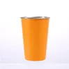 텀블러 싱글 벽 머그 스테인리스 스틸 17oz/500ml 맥주 머그잔 커피 컵 물 유리 전체 크기 재사용 가능