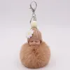Porte-clés mignon doux bébé poupée porte-clés imitation peluche boule de couchage porte-clés filles sac à dos pendentif enek22