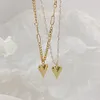 Small Heart Pendant Necklace Chain For Women Wedding Charm Fashion Jewelry