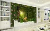 HD 3D Papel de parede Mural Bedroom Florestal Photo Afterial na parede adesivos Decorações de parede Decorações de estar de parede não tecidas