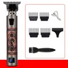 Aparador de cabelo T9 Barbeador Máquina de cortar cabelo sem fio Máquina de cortar barba Barbear Barbear elétrico Barbeador masculino