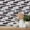 9 27 54PCS Adesivi per piastrelle in mattoni a mosaico per carta da parati da cucina per bagno Impermeabile autoadesivo fai da te Adesivo da parete Home Decor Decal 220607