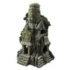 Home rium Ornament Ancient Stone Buddha Resin Figurines Fish Tank Decoration Accessories Y200917