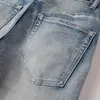 Jeans de diseñador de hombres pantalones grandes y altos con mezclilla para hombre para hombre flaco roce biker slim hip hop masculina hebilla larga con cremallera recta softadora sólida 2022 2022