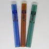 DHL Glass One Hitter Pipe Smoking Tobacco Droge kruidenhouder Tube OG Steamroller Bat Handgreep Filtertip OD 12mm