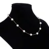 Perle Simulé Collier Top Qualité Anti-Allergie Entier Or Couleur Déclaration Collier Chaîne Entière Perle Jewelry2027