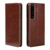 Flip magnetische portemonnee luarther telefoonhoesjes voor Sony Xperia Ace 1 5 III 3 1 10 IV met kaartsleufschokbestendigheid