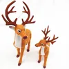 Christmas Decorations Simulation Deer Ornaments Toys Adornos De Navidad 2022 Noel Xmas Kids Gift Year GoodsChristmas