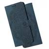 Mandala Çiçek Cüzdan Samsung A33 A53 A73 A23 A13 A12 A52 A72 S21 Plus S22 Ultra Kimlik Kartı Yuvası Stand Kayışı Telefon Kapağı