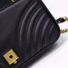 2023 FASHION Marmont WOMEN luxurys designers bags 446744 real leather Handbags chain Cosmetic messenger Shopping shoulder bag Totes lady wallet purse