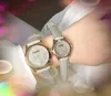 Mode luxe femmes hommes couple montre 39mm 32mm ceinture en cuir véritable horloge à quartz montres montre de luxe