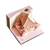 Objets décoratifs Figurines Omoshiroi Bloc Bloc-notes Cubes Mariage Mignon Mini Rose Ornements Bloc-notes 3D Bricolage Maison Note Papier Gif De Noël