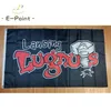 MiLB Lansing Lugnuts Flag 3 * 5ft (90 cm * 150 cm) Banner in poliestere decorazione volante casa giardino Regali festivi